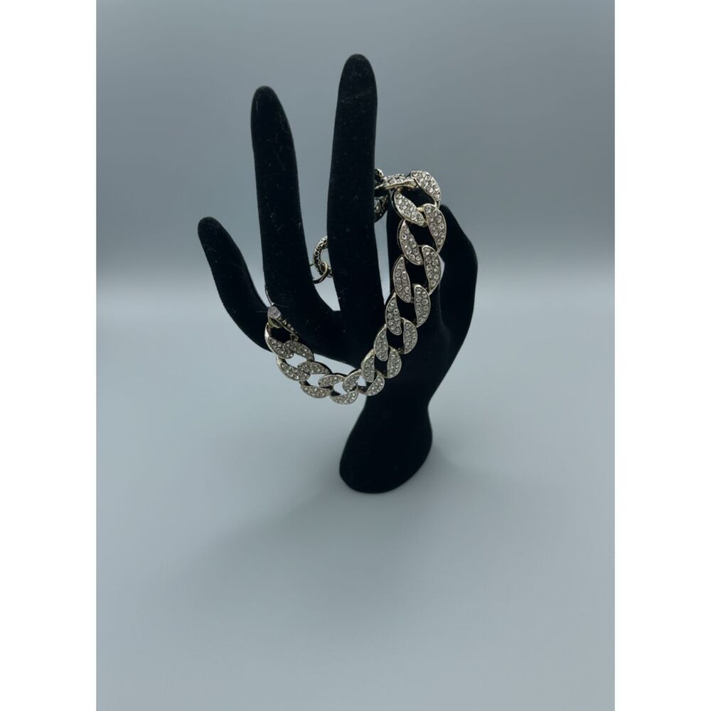 Jolene Layered Pave Link Bracelet